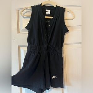 Nike Black Buttoned Jumpsuit | Kids Size Small | Black